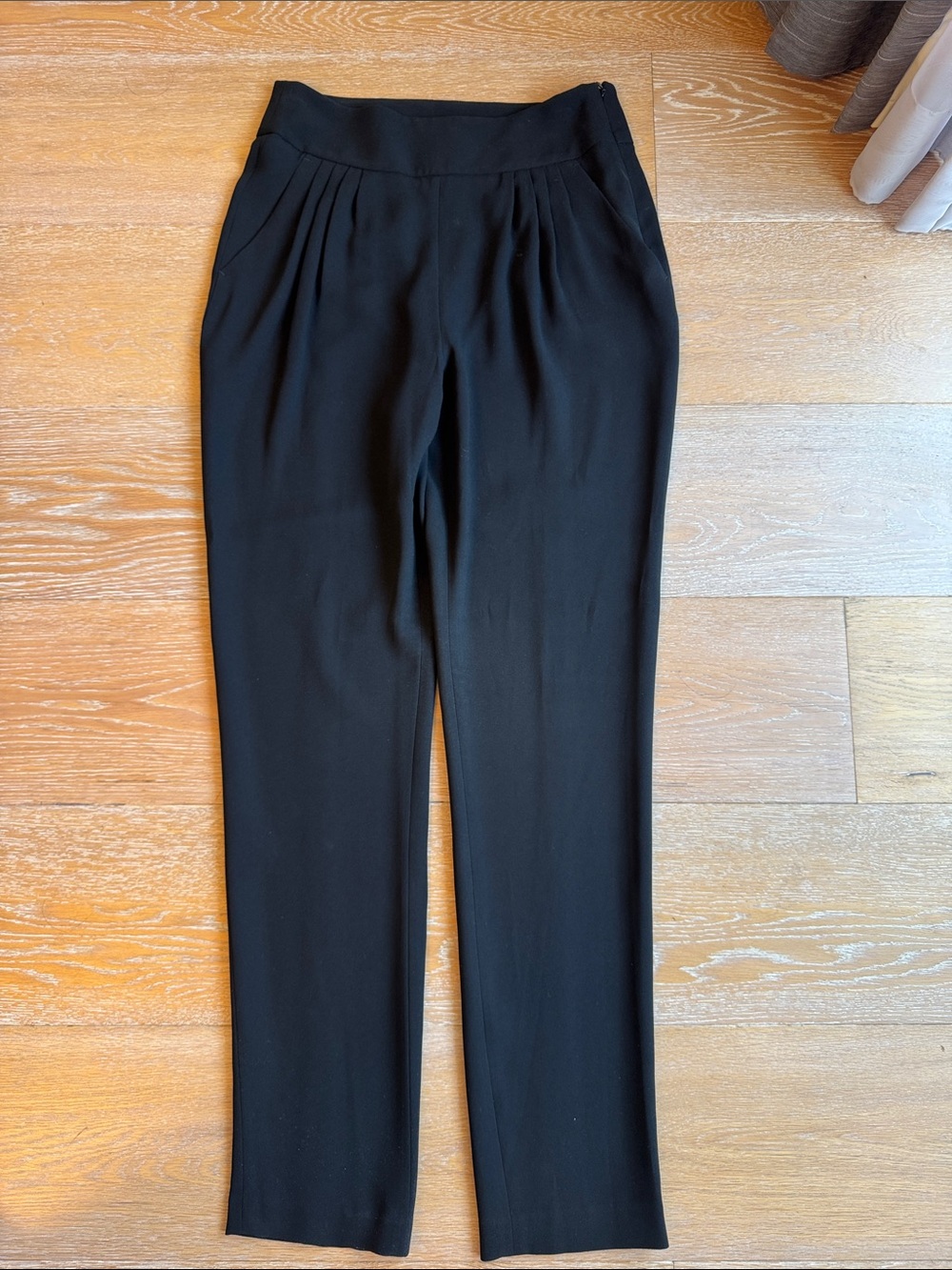 BCBGMaxAzria Franklyn Black Pleated Pants